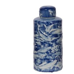 Ваза с крышкой 16x16x36 см, Glasar ГЛАСАР