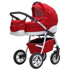Коляска MODUS (Riko) 13 белый-красный