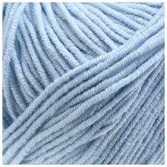 Пряжа YarnArt "Jeans", 55% хлопок, 45% акрил, 160 м/50 гр, (75 бледно-голубой)