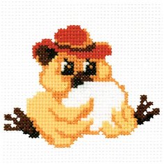 455 Набор для вышивания РС-Студия Цыпленок с яйцом 12*10 см