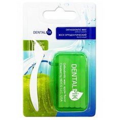 Воск ортодонтический для брекетов с дозатором Dentalpik, вкус яблоко