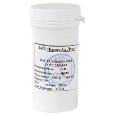 КристАл ЛТД Паста полировочная для кузова эльборовая ЛМ 10/7 НОМ, 0.1 кг