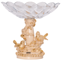 Фруктовница-конфетница Мелодия любви Айвори Bogacho