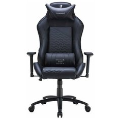 Компьютерное кресло TESORO Zone Balance игровое, обивка: искусственная кожа, цвет: черный