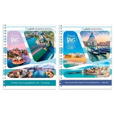 Тетрадь общая А5,80л,клетка,гребень,мел.обл. Городские ВИДЫ-13 80-5779 асс 4 штуки Проф Пресс