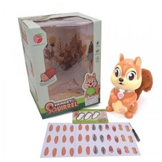 Белка интерактивная (свет, звук, кушает бумажную еду) Наша Игрушка