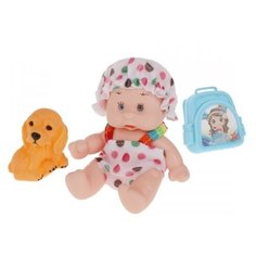 Игр. набор "Мой малыш", в компл. кукла-пупс 13см., предм. 2шт., пакет Наша Игрушка
