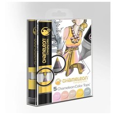 Chameleon Набор цветовых блендеров "Chameleon" Pastel Tones, пастельные тона 5 шт.