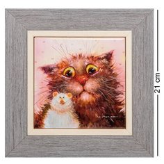 Панно керамическое Кошки-мышки 10х10 ANG-932 113-504194 Artangels