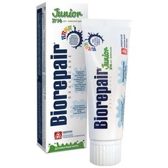 Зубная паста Biorepair Junior для детей от 7 до 14 лет, с экстрактом сладкой мяты, 75 мл
