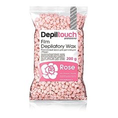 Depiltouch Film Depilatory Wax Rose - Пленочный воск, Роза в гранулах, 200 гр