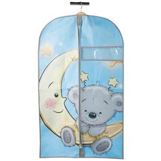 Чехол для одежды "Мишка", Д1000 Ш600, голубой Handy Home