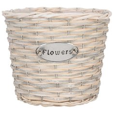 Кашпо из щепы , Д220 Ш220 В180, натуральный Вещицы