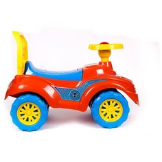 Машина каталка детская с ручкой пушкар технок спайдер