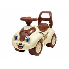 Машина каталка детская с ручкой пушкар технок