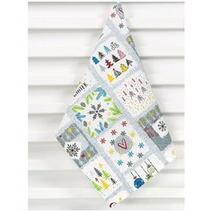 Полотенце кухонное из рогожки нарезка"Хюгге" Home Style