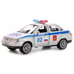 Машина "Технопарк" Инерционная Lada 110 полиция, 12 см