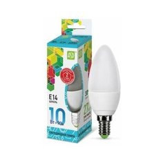Лампа светодиодная LED-свеча-standard 10Вт 230В E14 4000К 900Лм ASD 4690612015576 (упаковка 10 шт)