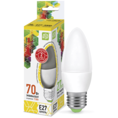 Лампа светодиодная LED-свеча-standard 7.5Вт 160-260В Е27 3000К 675Лм ASD 4690612003948 (упаковка 10 шт)