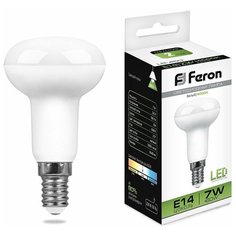 Лампа светодиодная Feron LB-450 E14 7W 4000K 25514 (упаковка 10 шт)