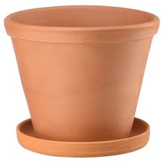 Керамический горшок Терракот Конус с подставкой, 1,5л.,терракотовый Вещицы