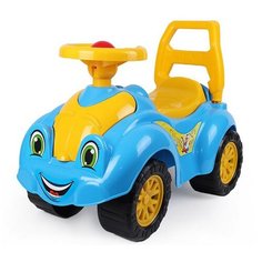 Машина каталка детская с ручкой пушкар технок