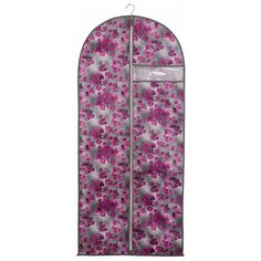 Handy Home Чехол для одежды Роза 135х60 см (UC-53) розовый/серый