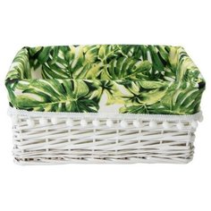 Natural House Корзина Tropics 34х25х15 см белый