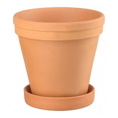 Горшок Вещицы Терракот 8.8 х 10.5 х 9.7 см терракот