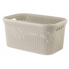 Корзина для белья РОТАНГ 32л латте Violet