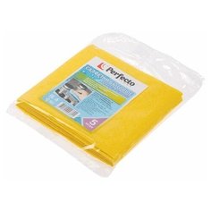 Салфетки бытовые, 5 шт., 30х34 см, вискоза, PERFECTO LINEA (45-300050)