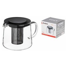 Чайник заварочный, стеклянный, 1000 мл, RIKLIS, PERFECTO LINEA (52-501000)