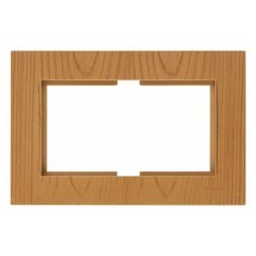 Рамка для 2-ой розетки дуб, RITA, MUTLUSAN (для розетки 2-ой арт.2200 201 ХХХХ, 2200 202 ХХХХ, 2200 203 ХХХХ (ХХХХ- цвет)) (2220 820 1258)