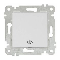 Выключатель промежуточный многопозиционный (скрытый, без рамки, пруж. зажим) белый, RITA, MUTLUSAN (10 A, 250 V, IP 20 перекрестный (промежу