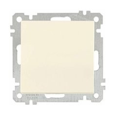 Выключатель 1-клав. двухполюсный (скрытый, без рамки, винт. зажим) кремовый, DARIA, MUTLUSAN (10 A, 250 V, IP 20) (2100 405 0202)