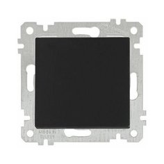 Выключатель 1-клав. двухполюсный (скрытый, без рамки, винт. зажим) черный, RITA, MUTLUSAN (10 A, 250 V, IP 20) (2200 405 0284)