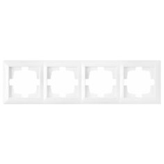 Рамка 4-местная белая, Стиль, Bylectrica (ЮЛИГ.735212.217) (BYLECTRICA)