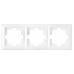Рамка 3-местная белая, Стиль, Bylectrica (ЮЛИГ.735212.216) (BYLECTRICA)