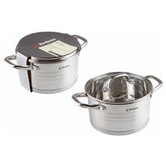 Кастрюля из нерж.стали, 2.5 л, ф 18 x 10, серия MILAGROS (Милагрос), PERFECTO LINEA (50-001810)