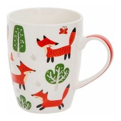 Кружка керамическая, 360 мл, Лисички, PERFECTO LINEA (30-178701)