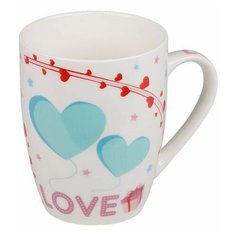 Кружка керамическая, 360 мл, Love-2, шарики, PERFECTO LINEA (30-825539)