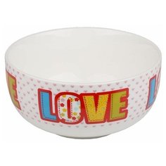 Миска керамическая, 500 мл, Love, цвета, PERFECTO LINEA (30-825528)