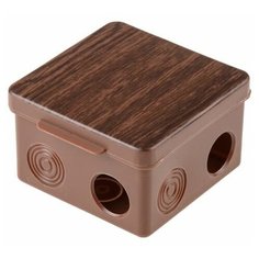 Коробка распаячная ОП 80х80х50мм, бук, 7 мембр. вх. IP54 ЮПИТЕР (JP7113-11)