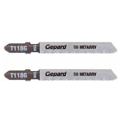 Пилка лобз. по металлу T118G (2 шт.) GEPARD (GP0608-19) Gepard.
