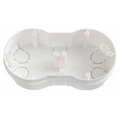 Коробка распаечная (монтажная) КМ-228 BYLECTRICA (Для бетона и кирпича.Двухместная.150х79х41,5 мм) (К-228)