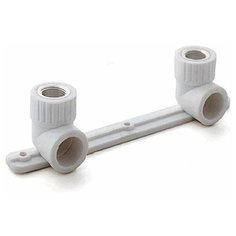 Колено ПП комб.под смеситель внутр.резьба (SUS) 20х1/2", серый AV Engineering (AVE158040)