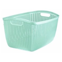 Корзина ВЯЗАНИЕ 26 л (фисташковый) (М2617) (IDEA)