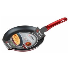 Сковорода блинная ф 23х1.8 см, штамп., алюм., антиприг. покр., серия Titanium, вишня, PERFECTO LINEA (56-230110)