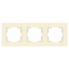 Рамка 3-ая горизонтальная кремовая, RITA, MUTLUSAN (2220 800 1302)
