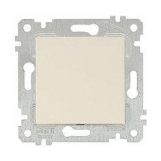 Выключатель 1-клав. (скрытый, без рамки, винт. зажим) кремовый, RITA, MUTLUSAN (10 A, 250 V, IP 20) (2200 401 0202)